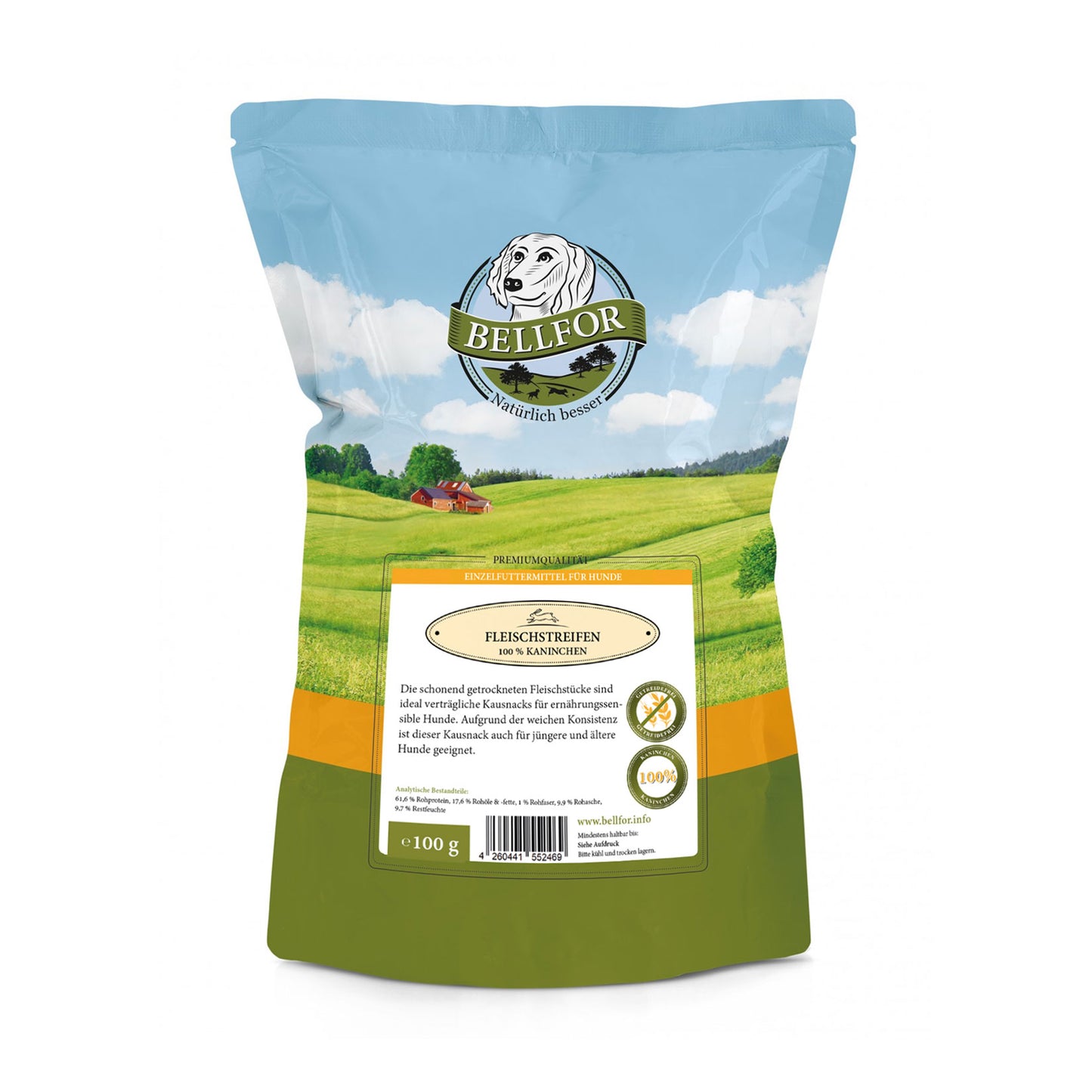 Kaninchen Trockenfleisch - Hundesnack von Bellfor