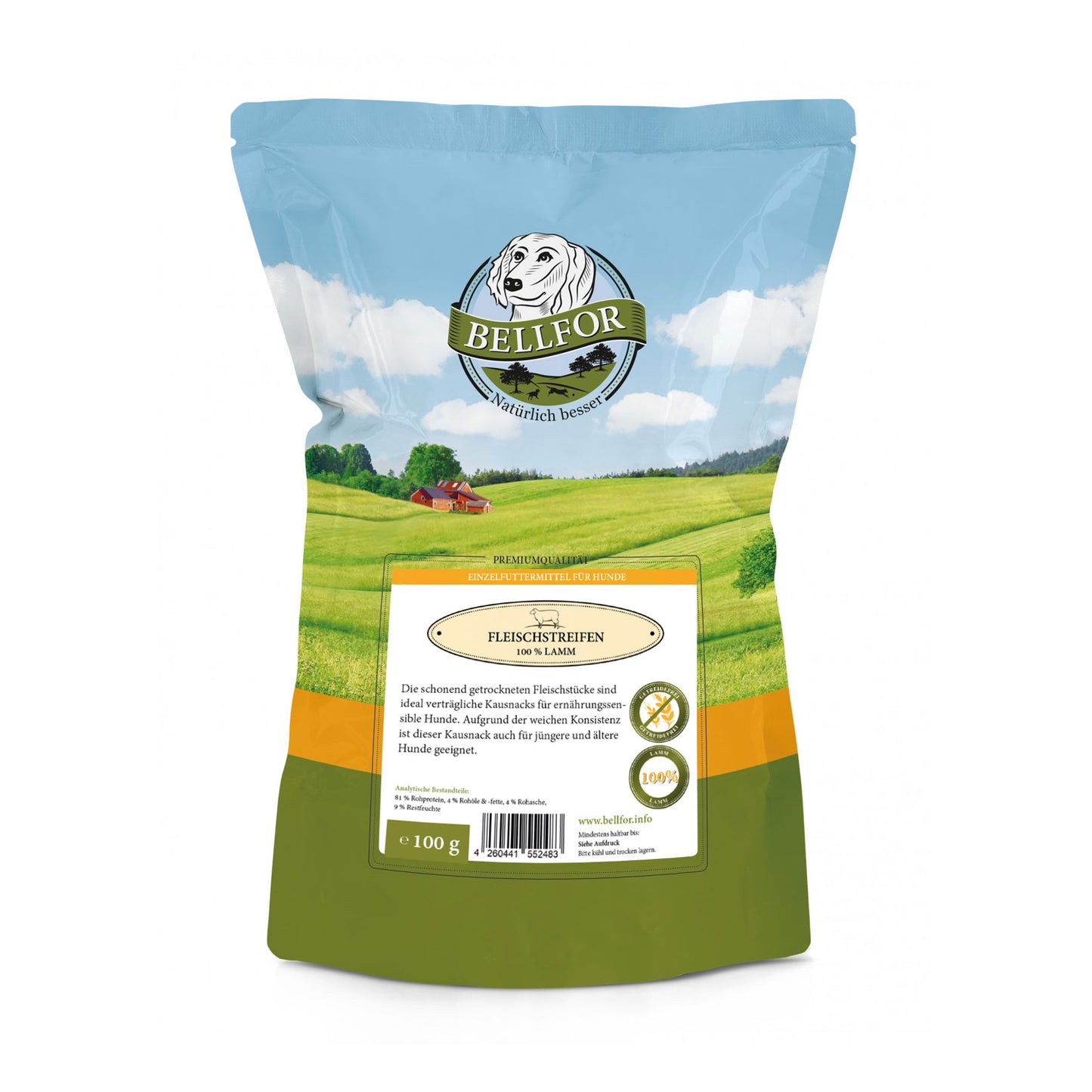 Lamm Trockenfleisch - Hundesnack von Bellfor