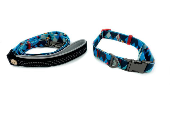 Hundehalsband Everking mehrfarbig blau