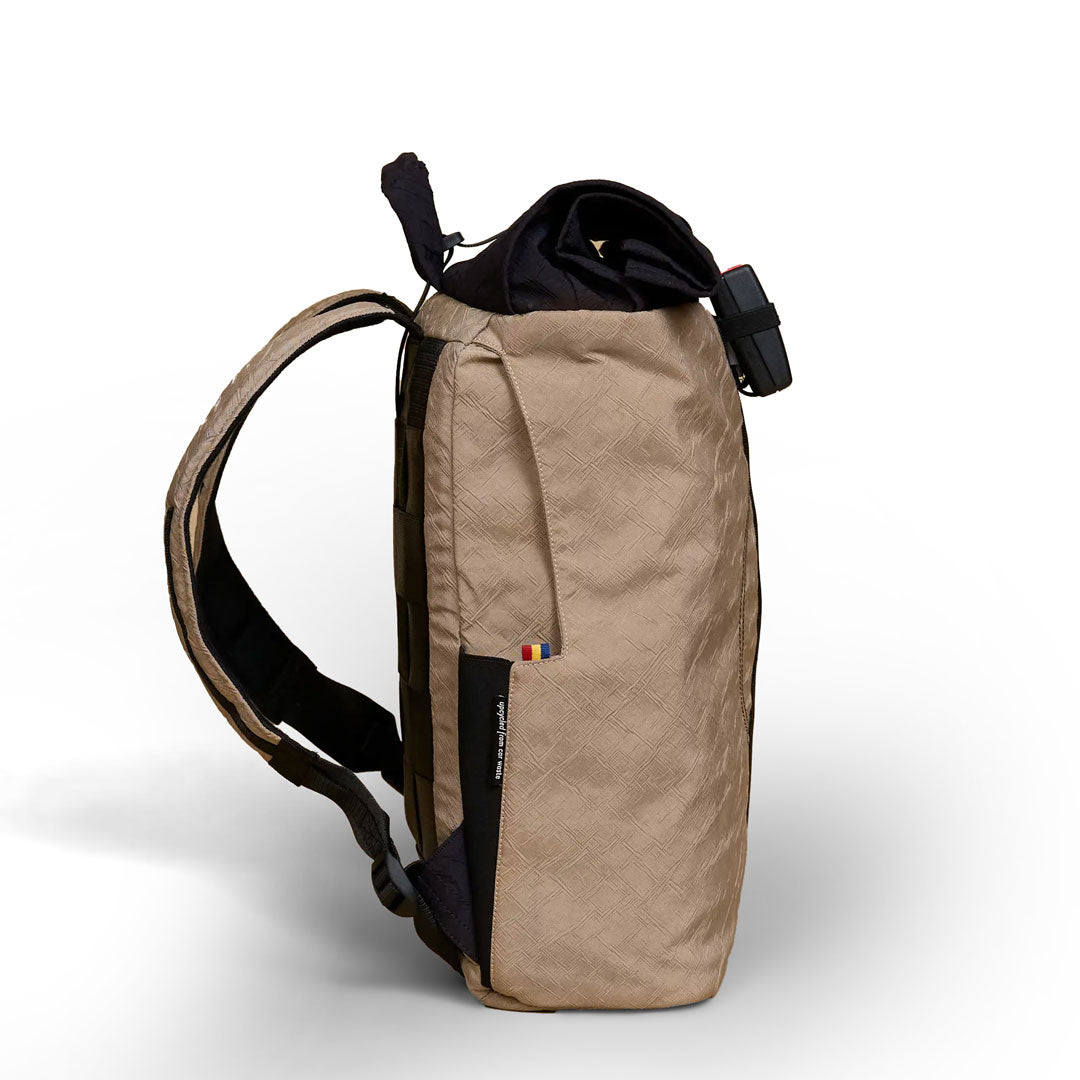 Airpaq Rucksack Rolltop - beige - Bina Pfote