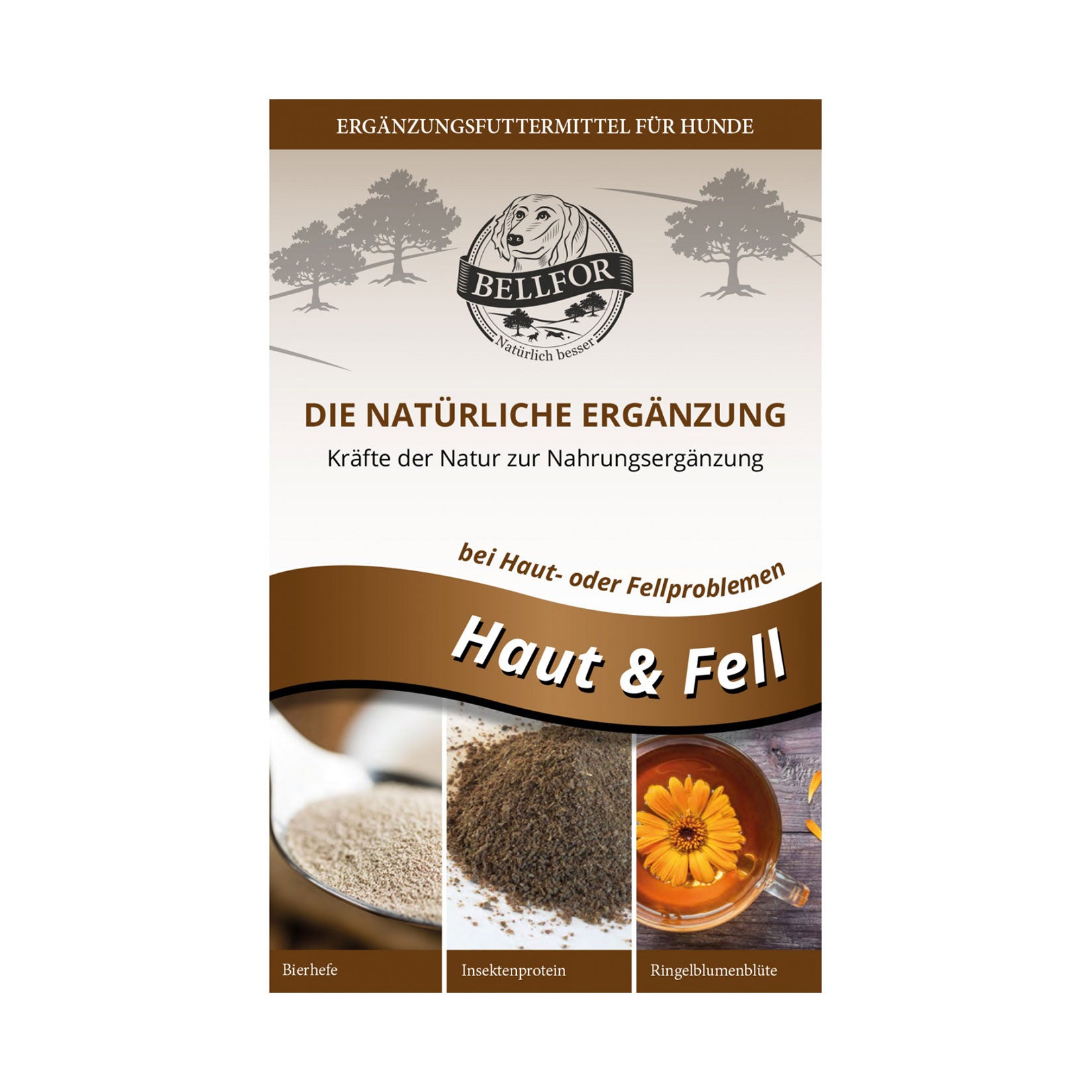 Bellfor Haut & Fell Kekse - 100% natürliche Leckerlis für deinen Hund