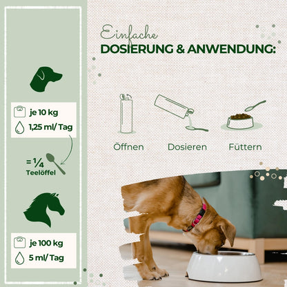 LaPura Bio-Schwarz-Kümmelöl - für Hunde und Pferde