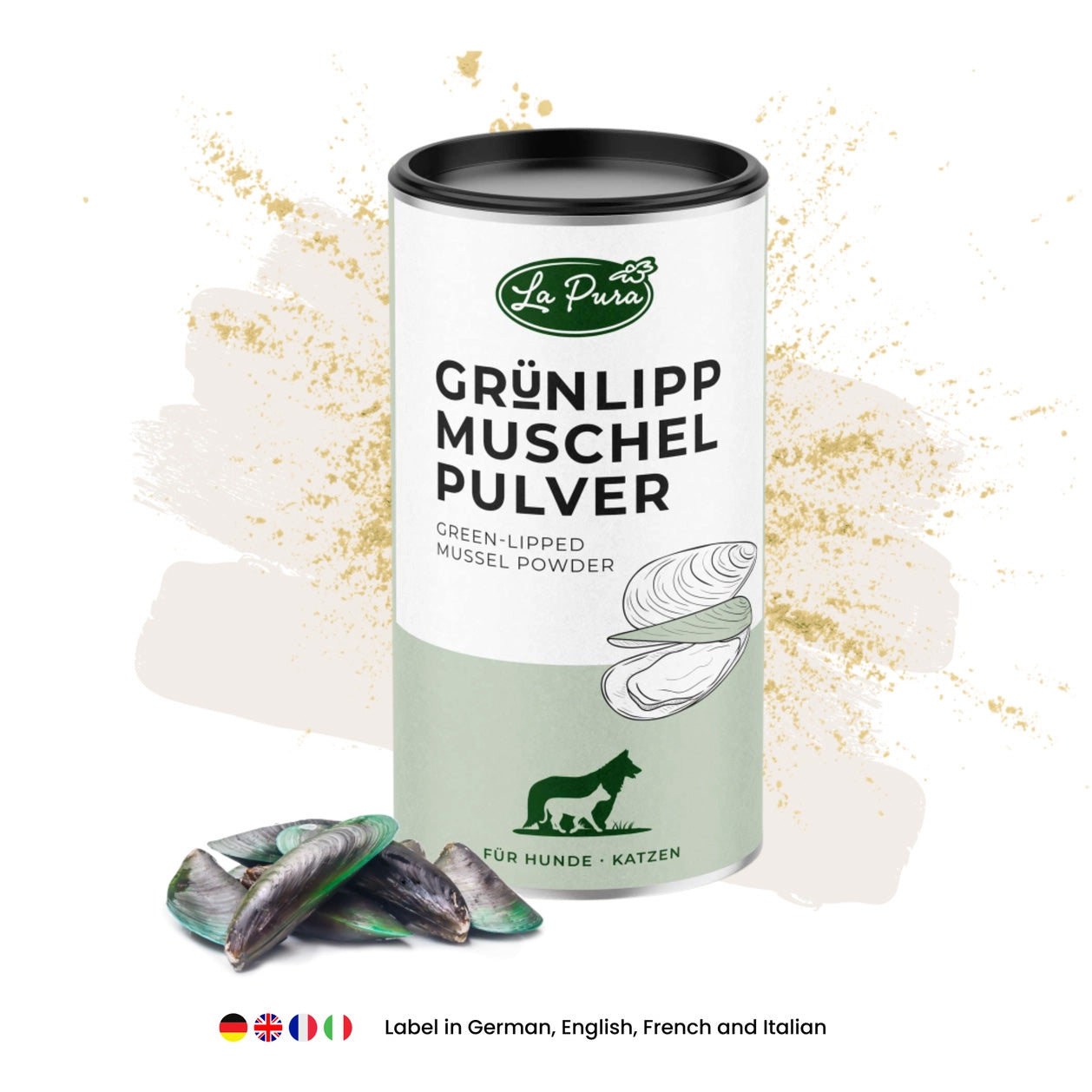 LaPura Grünlippmuschelpulver 250g - für Hunde und Katzen