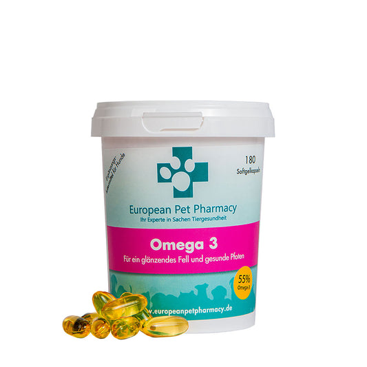 Omega 3 - Für ein glänzendes Fell und gesunde Pfoten
